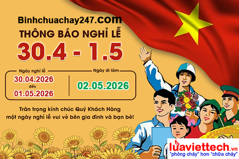 THÔNG BÁO LỊCH NGHỈ LỄ 30.4 và 1.5