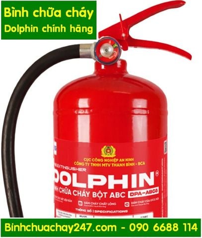 Bình chữa cháy Dolphin chính hãng - Trực thuộc Cục Công Nghiệp An Ninh (H08), Bộ Công an