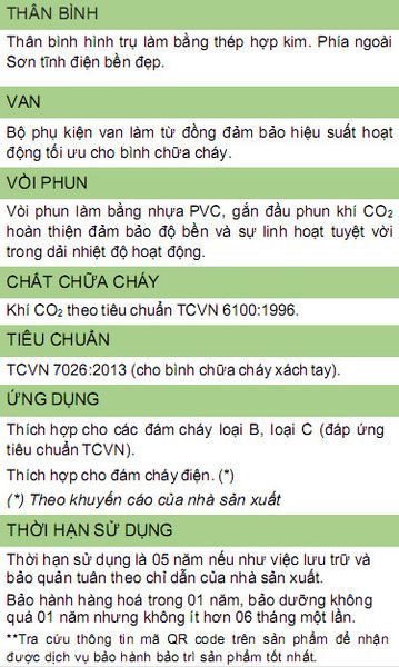 Bình Chữa cháy Vinafoam MC5