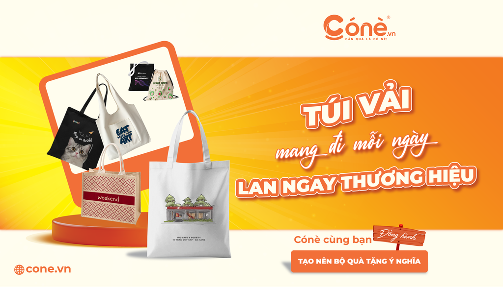banner túi vải