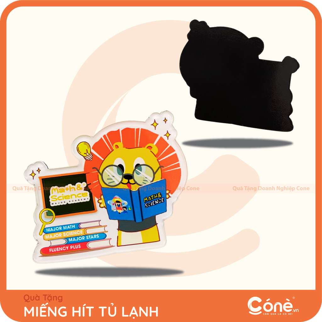Miếng hít tủ lạnh in hình Math & Science làm quà tặng tuyển sinh