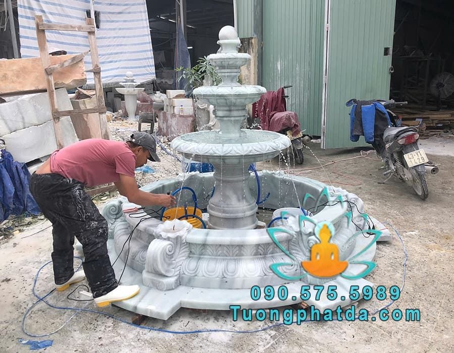 Chuyên Đài Phun Nước Đá Phong Thủy Đẹp Tại Bắc Ninh