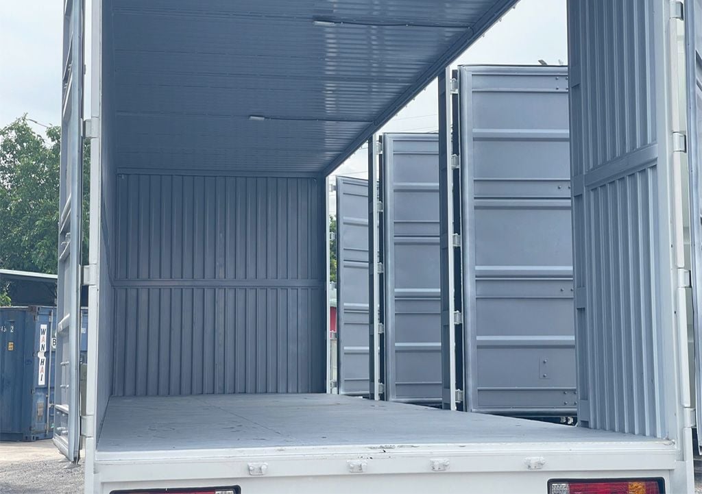 xe tải faw 7 tấn thùng kín