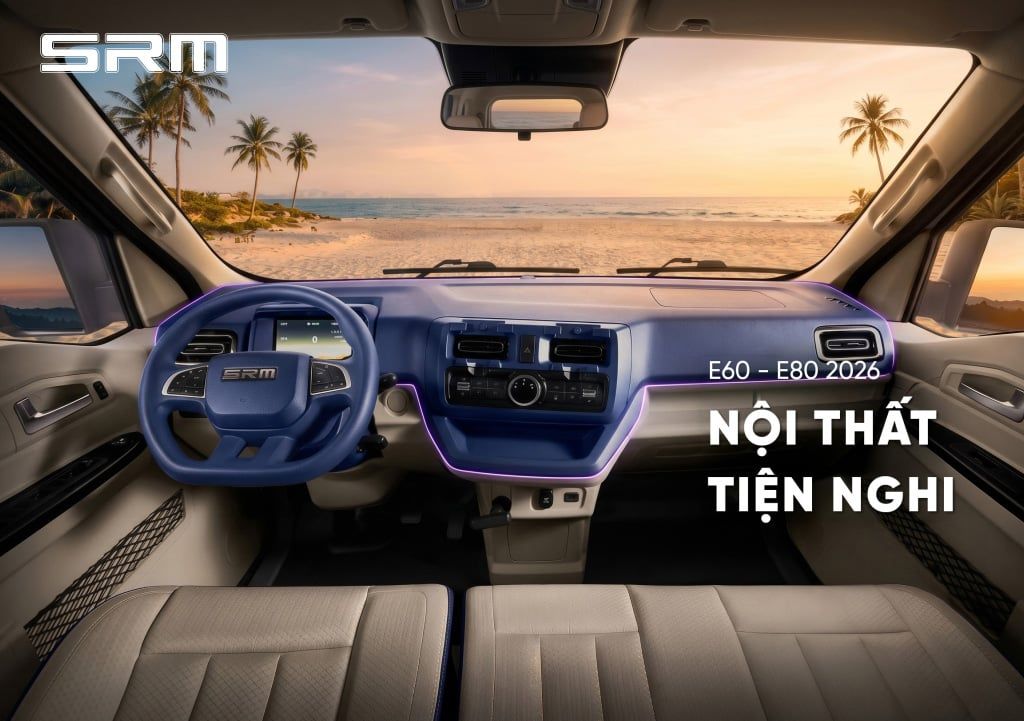 xe van điện srm e60