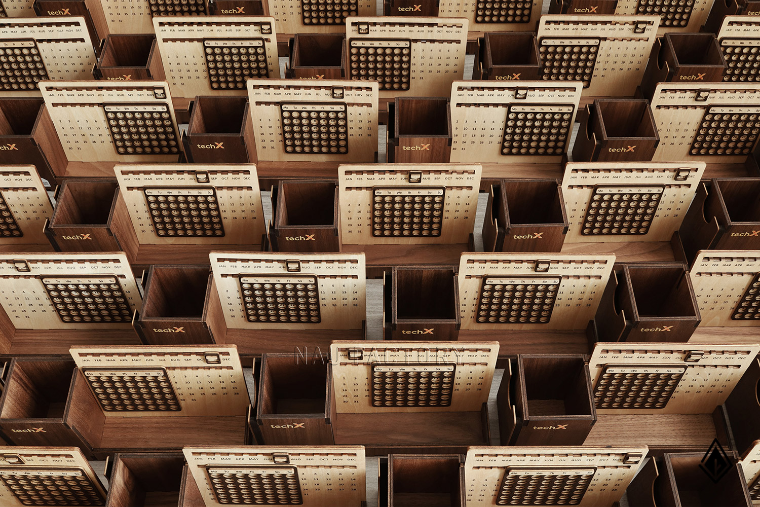 set lịch vạn niên và móc khóa gỗ