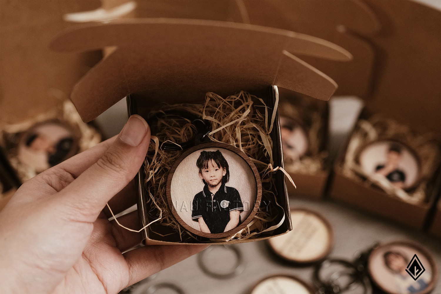 móc khóa gỗ
