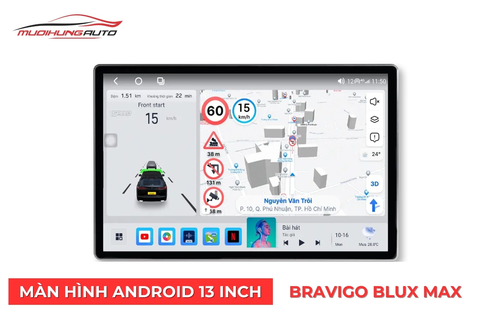 Top 5 Màn Hình Android Ô Tô 13 Inch Đáng Mua Nhất