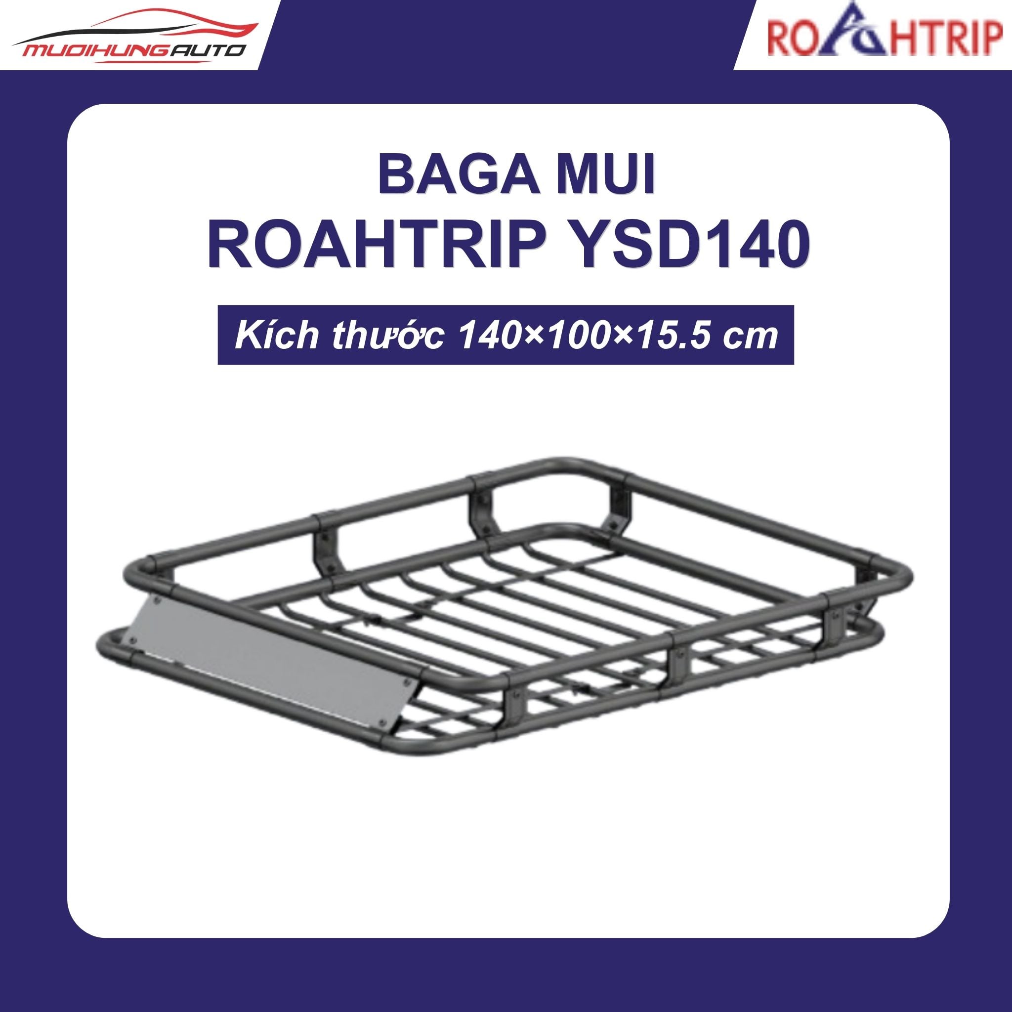 Baga mui xe ô tô ROAHTRIP YSD140