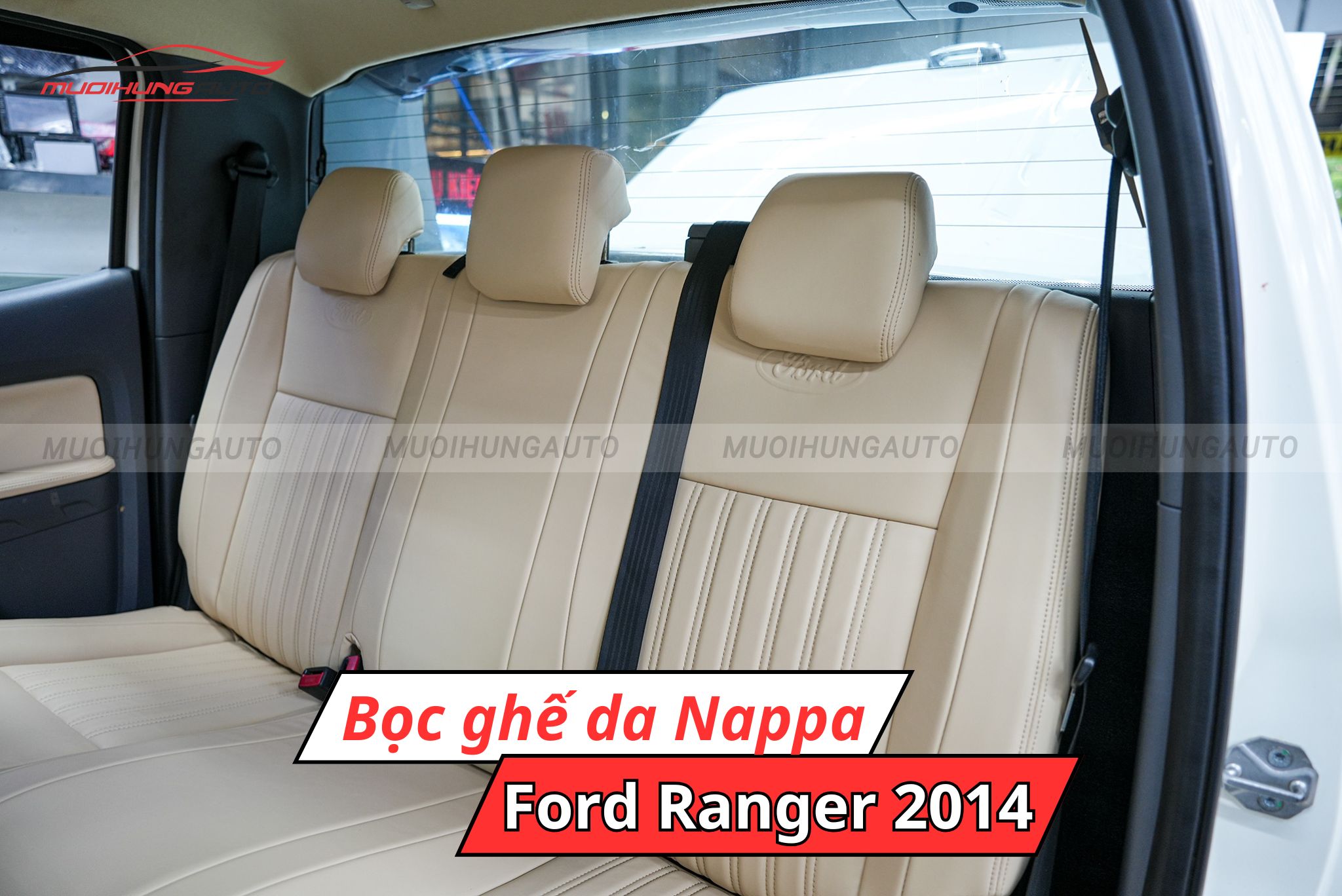 Bọc da Nappa Ford Ranger 2014