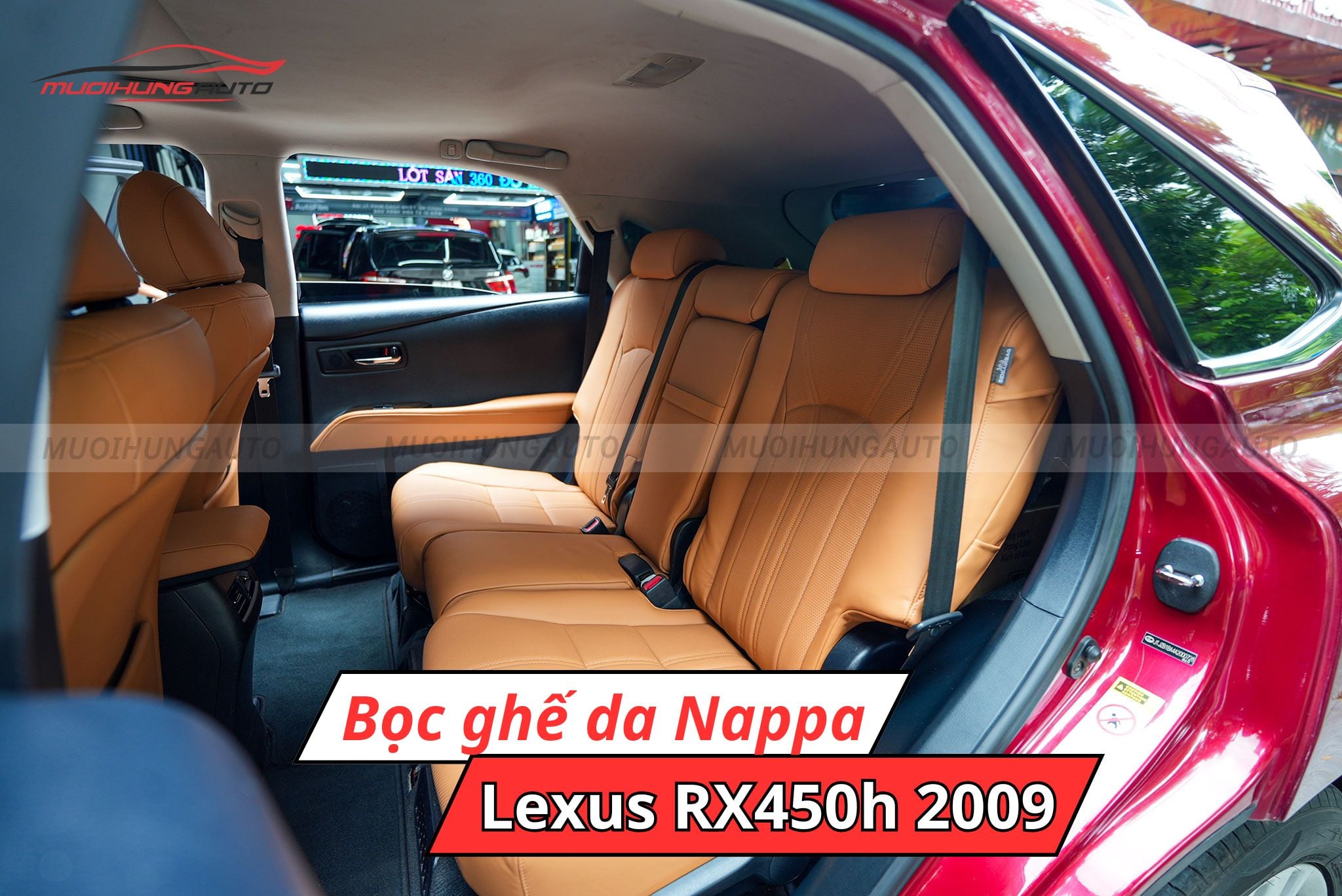 Bọc da Nappa Lexus RX450h 2009