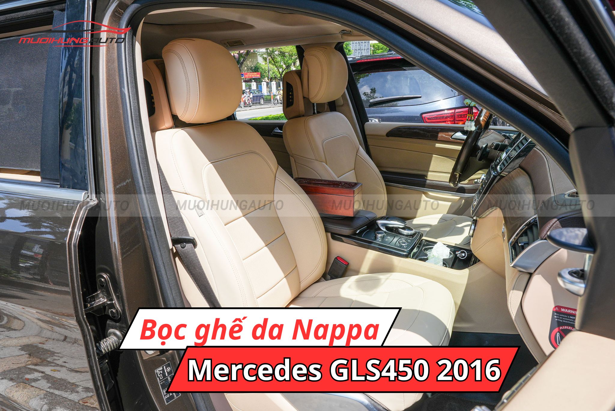 Bọc da Nappa Mercedes GLS450 2016