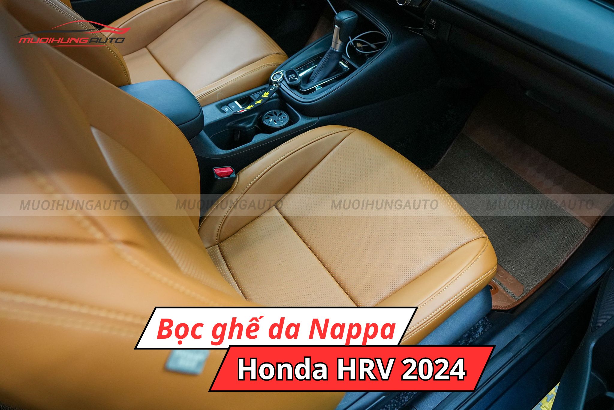 Bọc da Nappa ô tô Honda HRV 2024