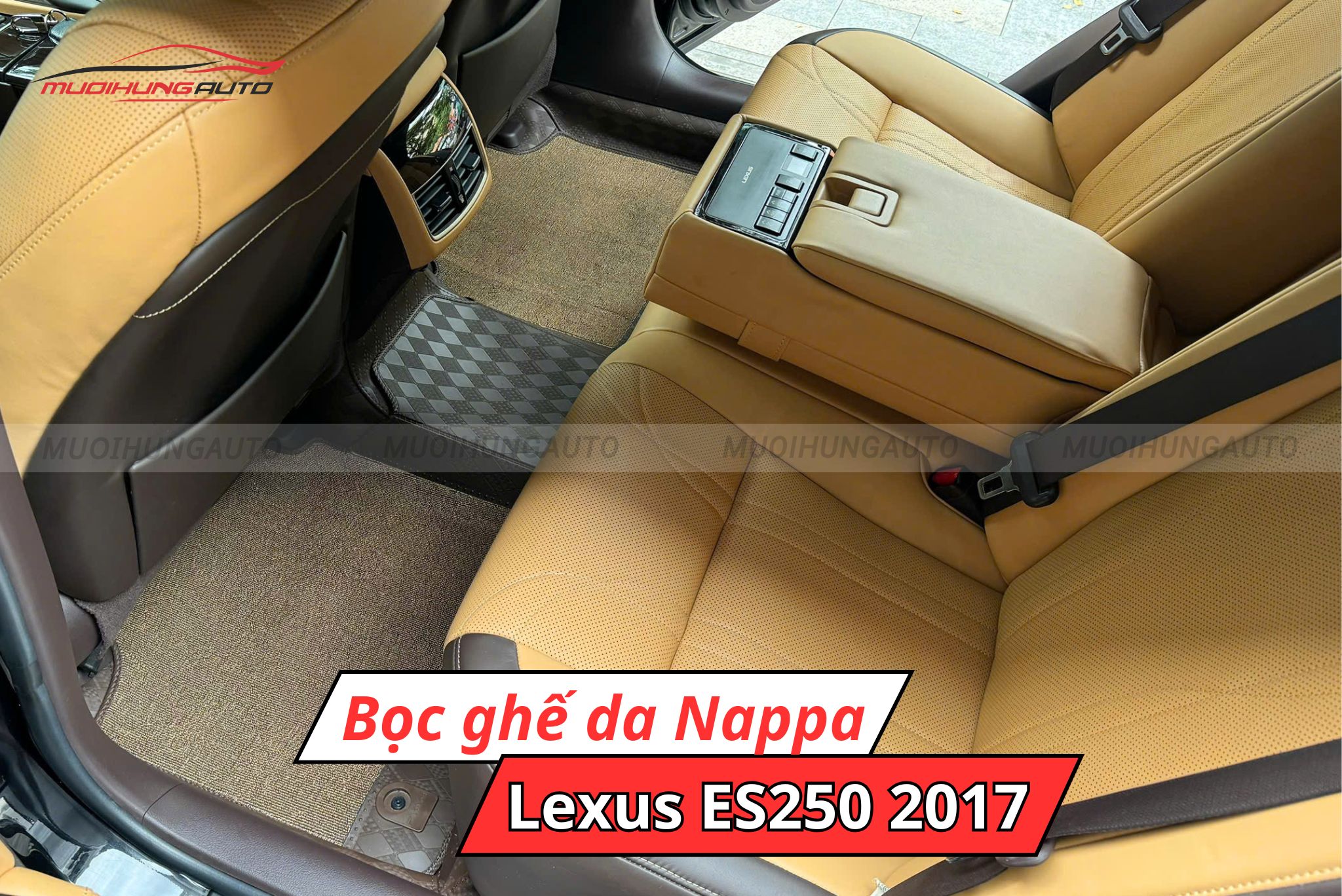 Bọc da Nappa ô tô Lexus ES250 2017
