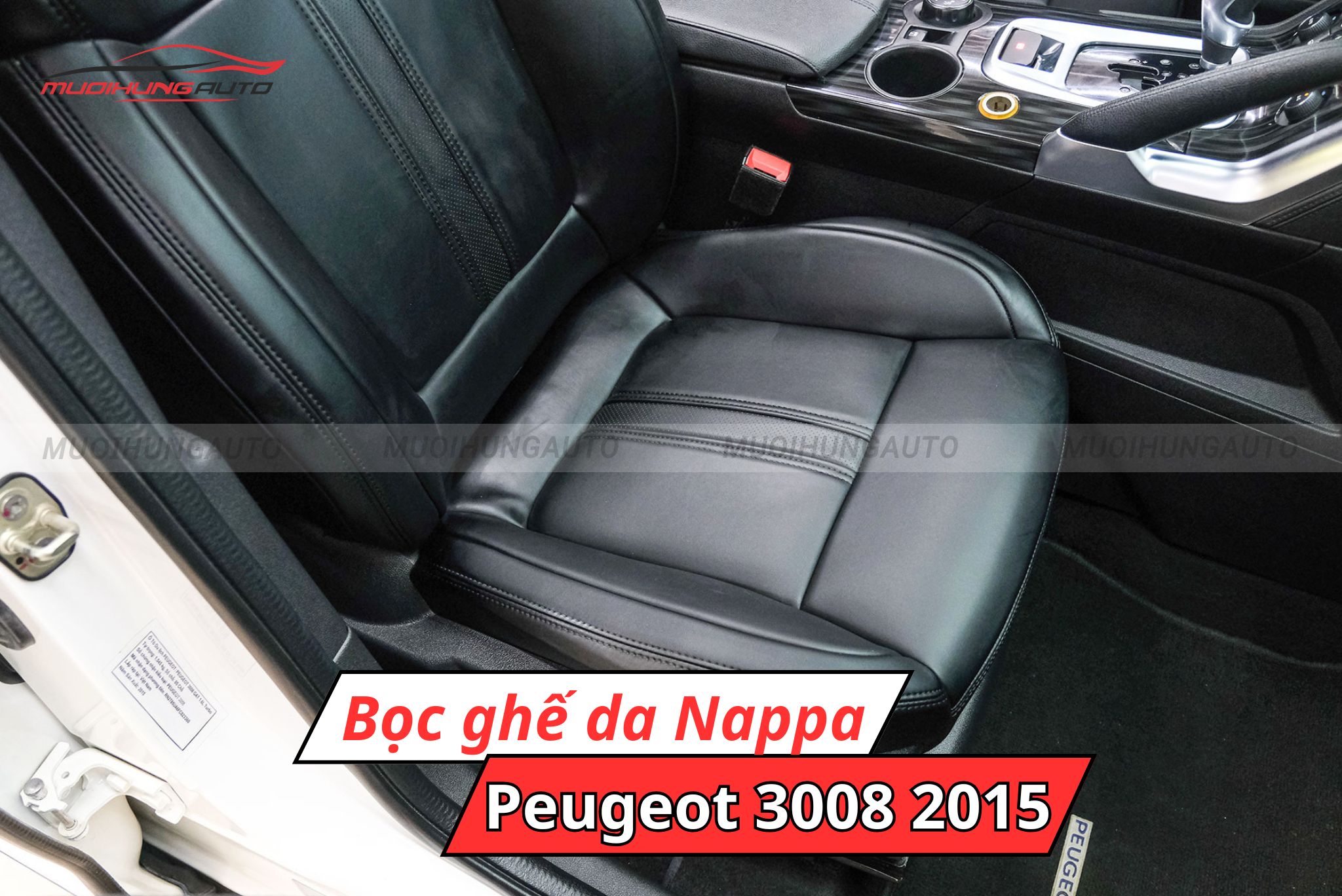 Bọc da Nappa ô tô Peugeot 3008 2015