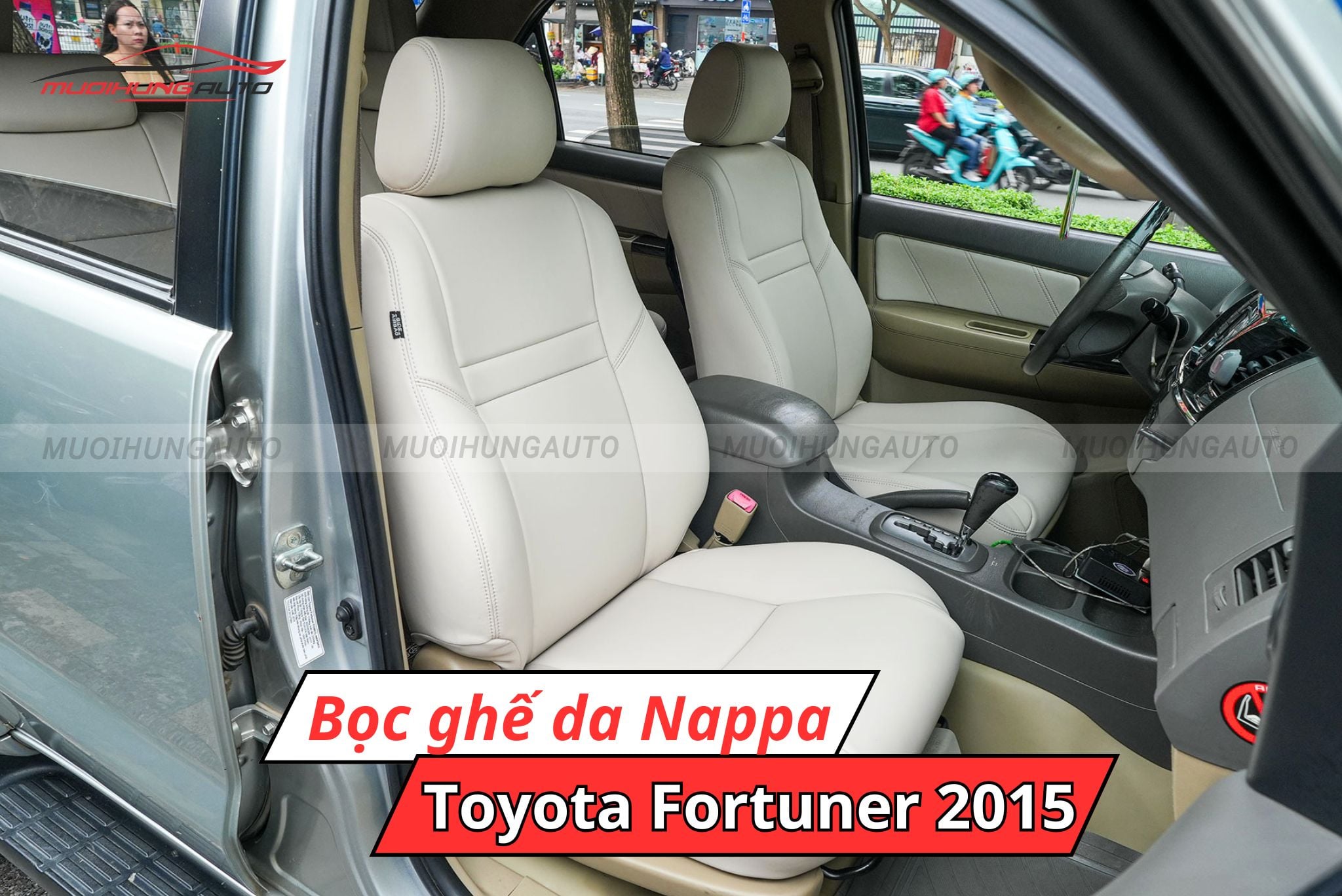 Bọc da Nappa ô tô Toyota Fortuner 2015