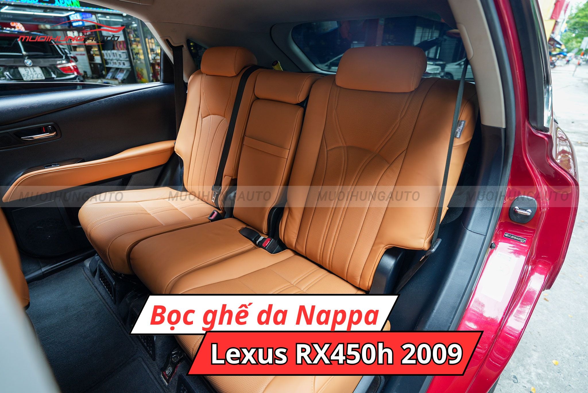 Bọc ghế da Nappa cho Lexus RX450h 2009