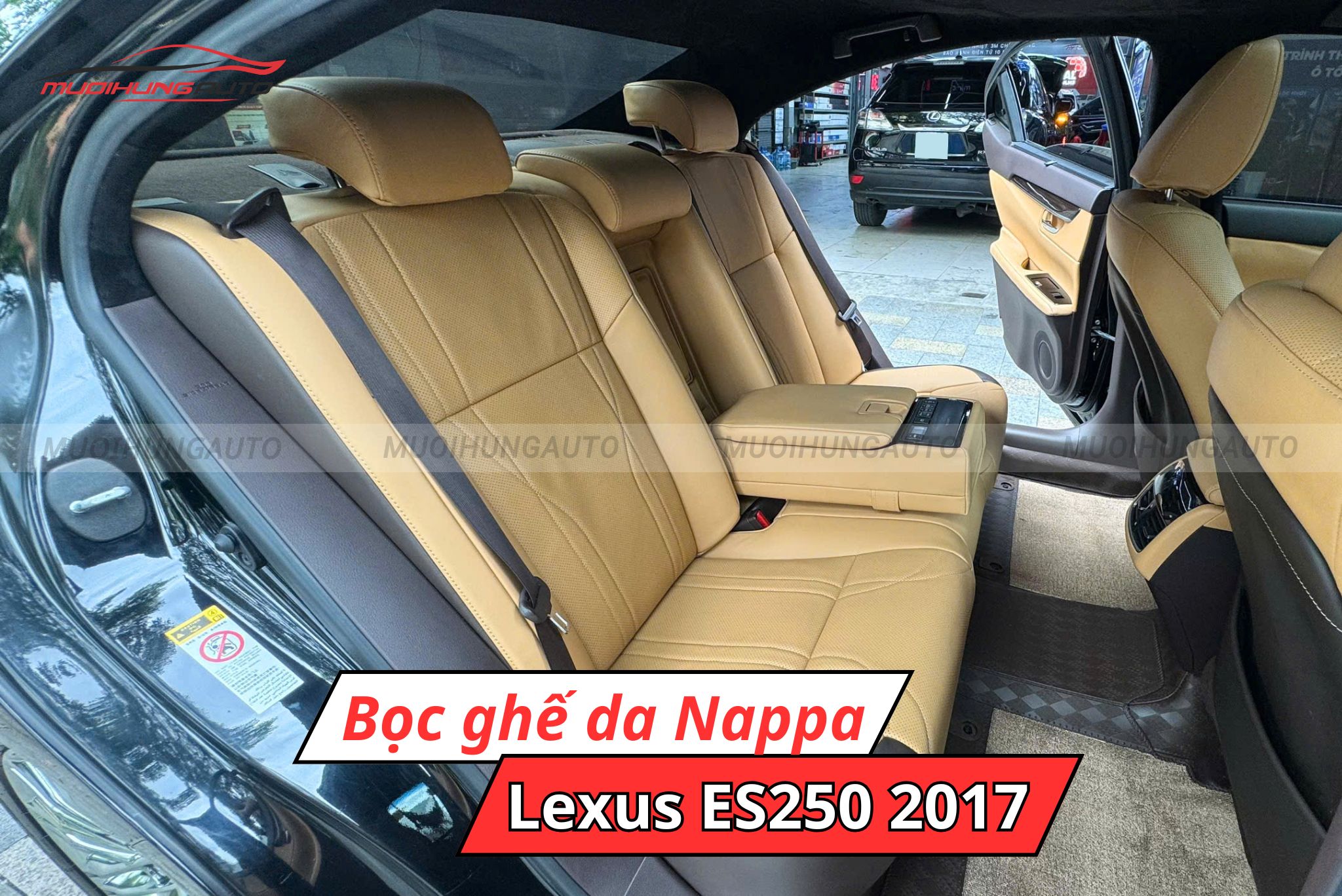 Bọc ghế da Nappa cho ô tô Lexus ES250 2017