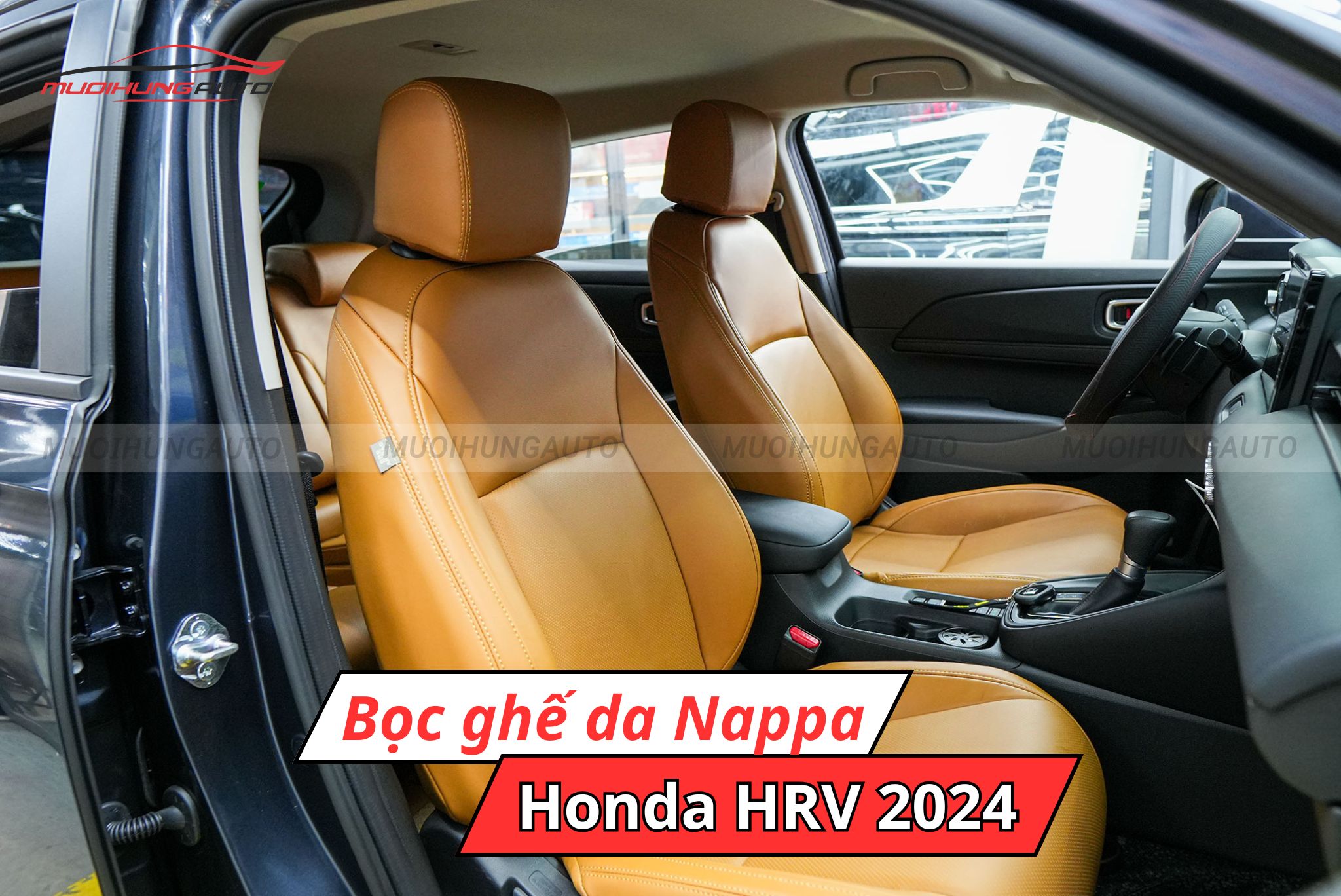 Bọc ghế da Nappa cho xe Honda HRV 2024