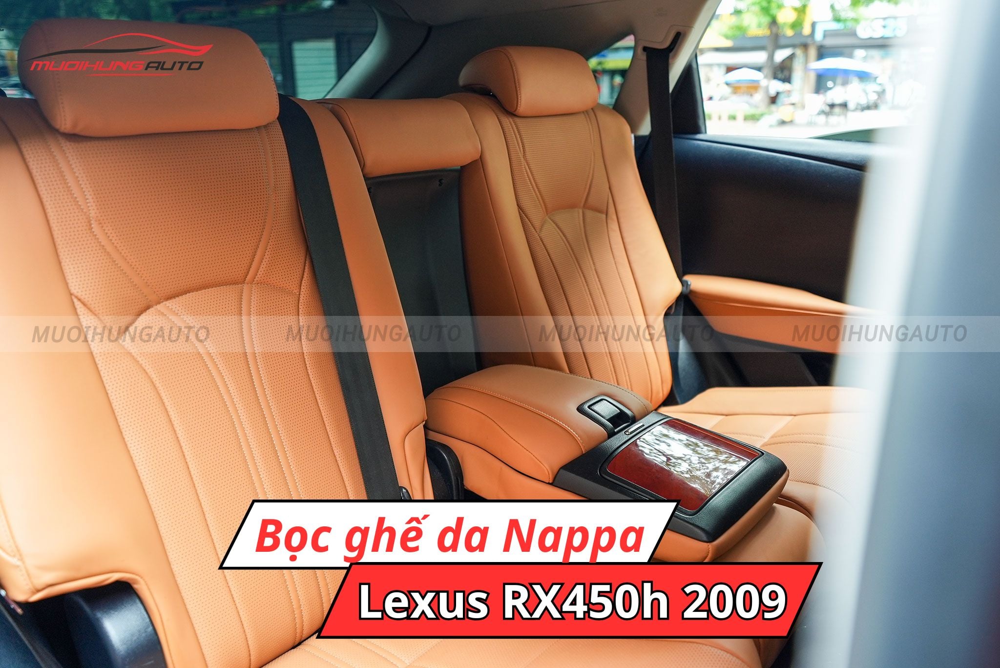 Bọc ghế da Nappa cho xe Lexus RX450h 2009