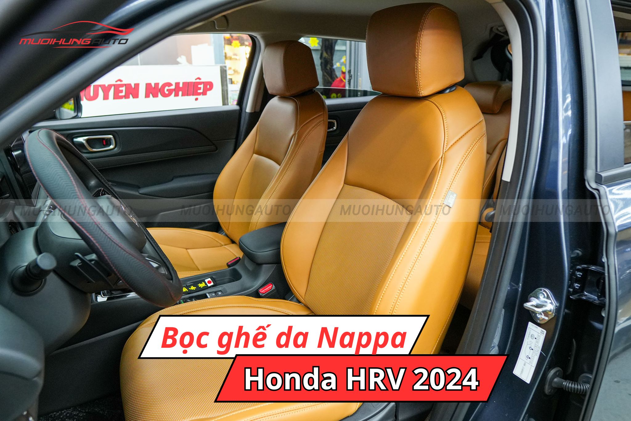 Bọc ghế da Nappa Honda HRV 2024
