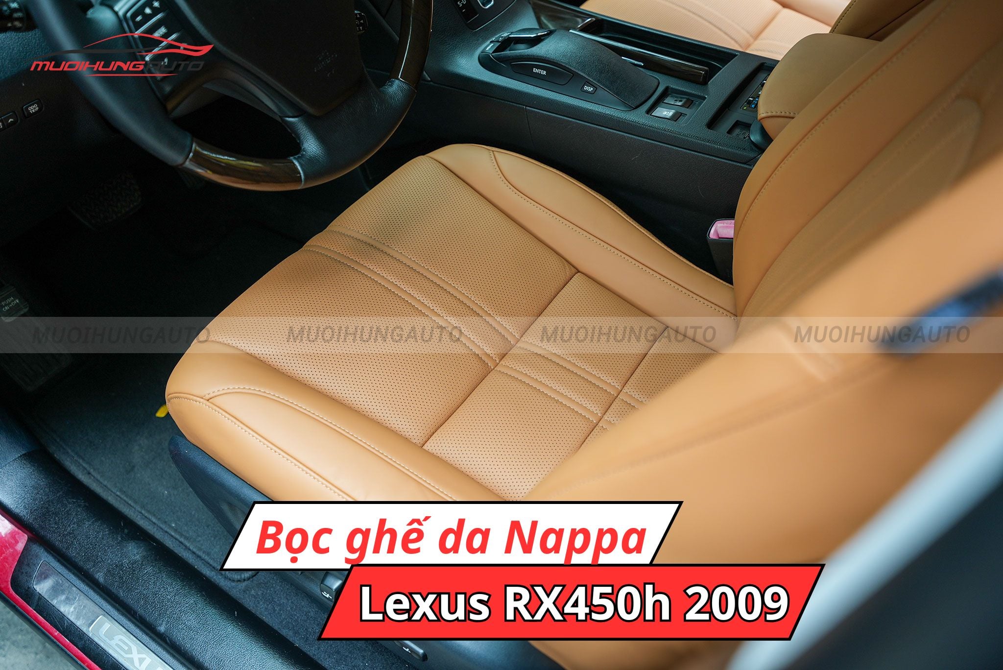 Bọc ghế da Nappa ô tô Lexus RX450h 2009