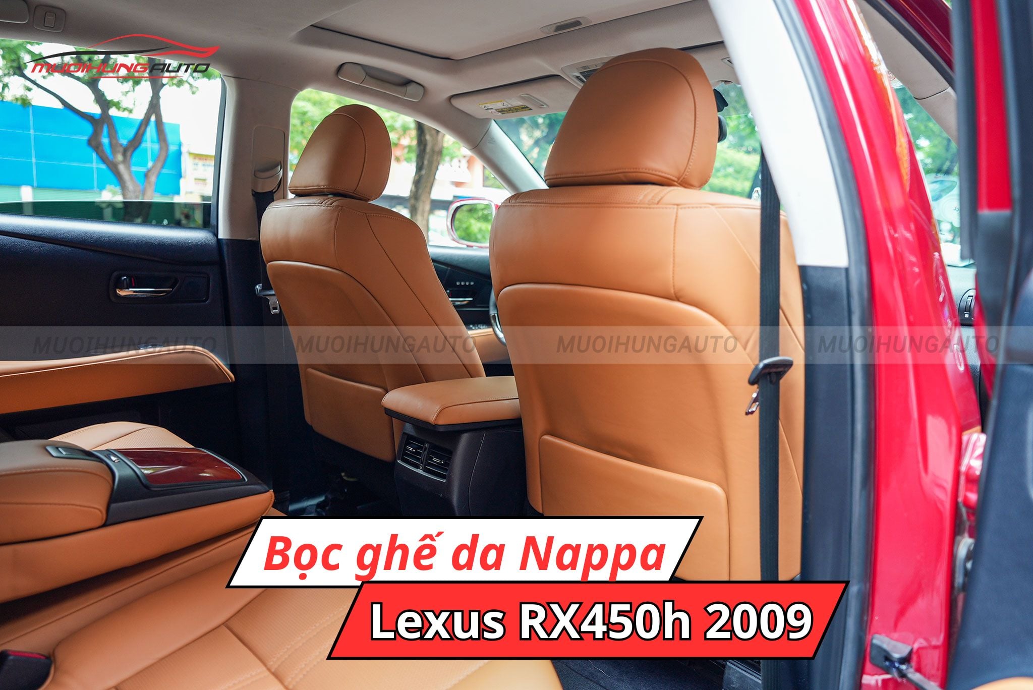 Bọc ghế da Nappa xe hơi Lexus RX450h 2009