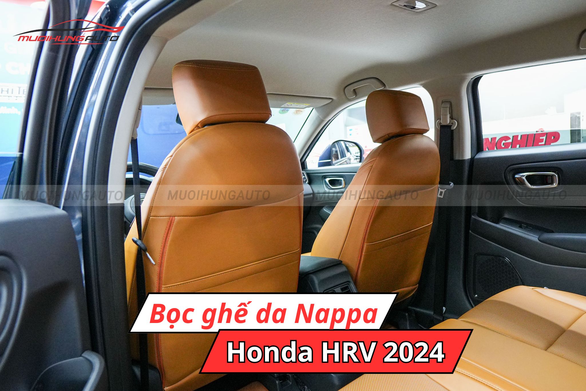 Bọc ghế da Nappa xe Honda HRV 2024