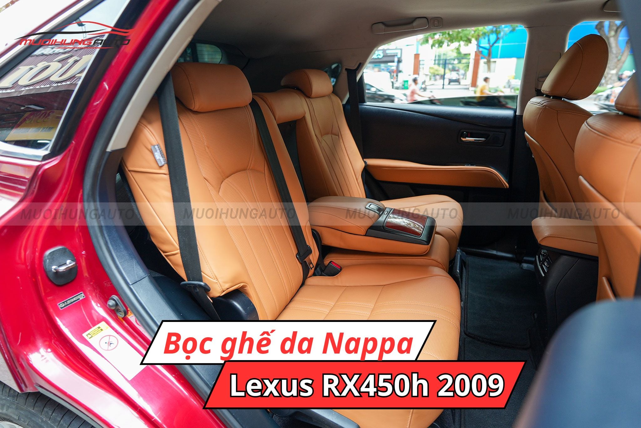 Bọc ghế da Nappa xe Lexus RX450h 2009