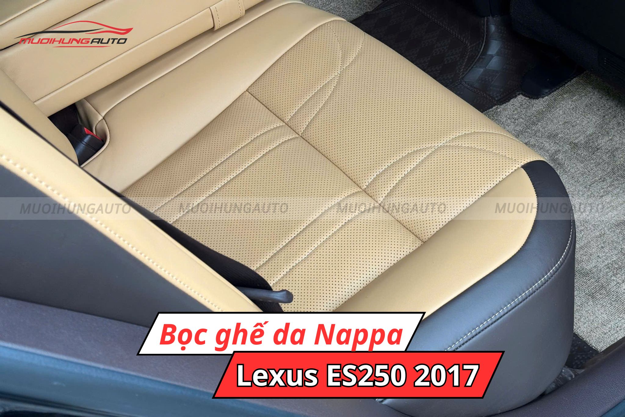 Bọc ghế da ô tô Nappa Lexus ES250 2017