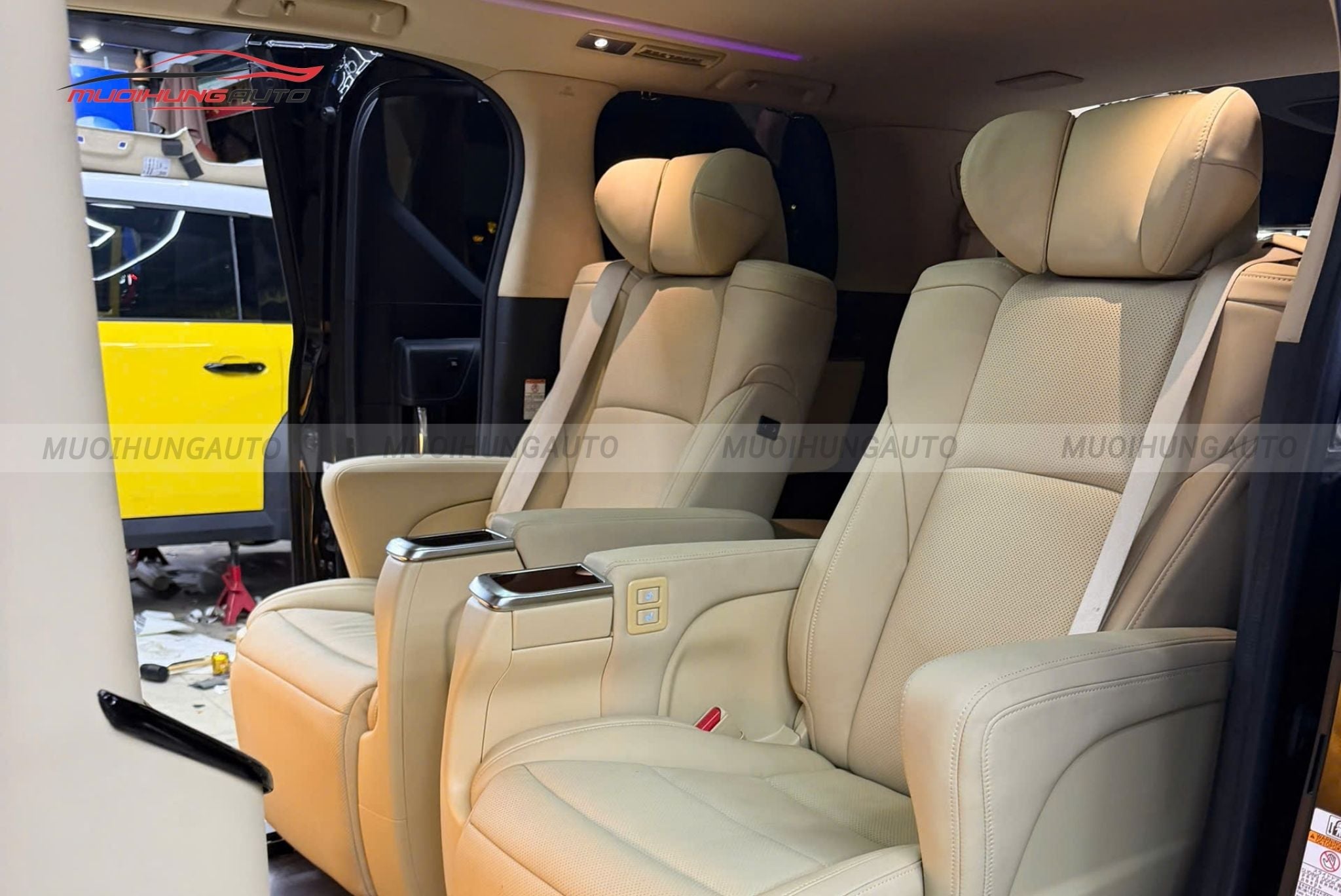 Bọc ghế da xe Toyota Alphard 2017