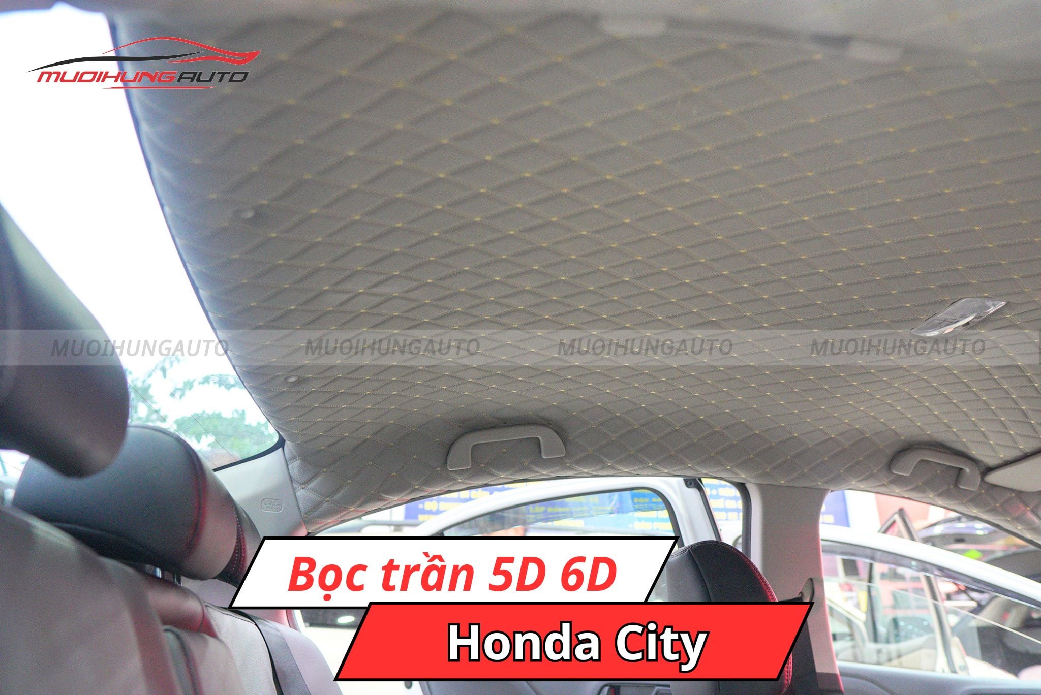Bọc trần 5D 6D cho ô tô Honda City