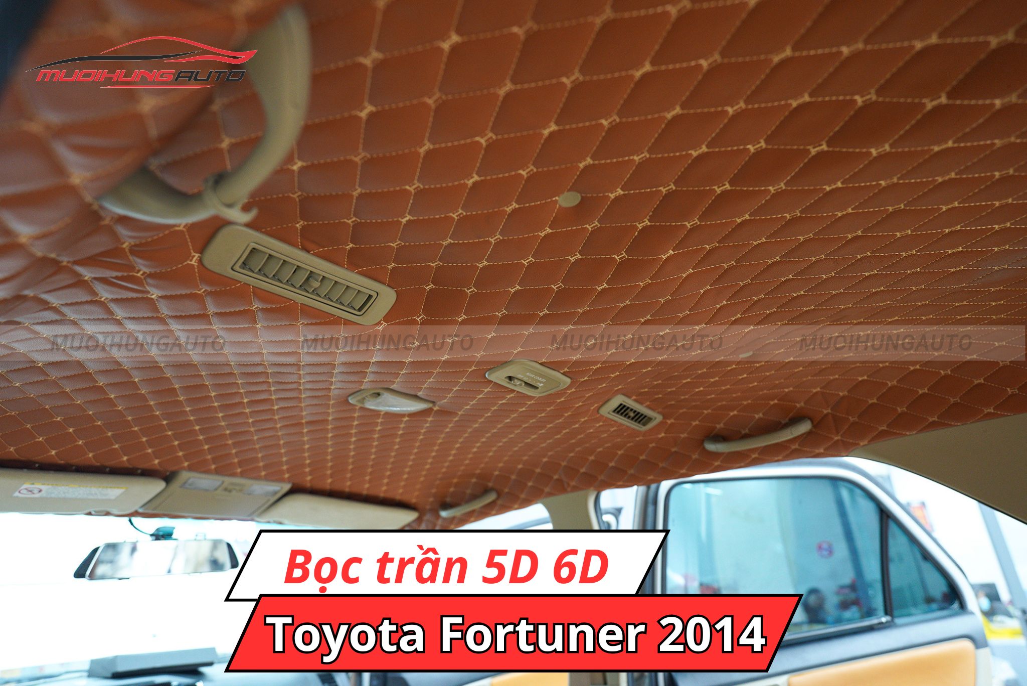 Bọc trần 5D 6D cho Toyota Fortuner 2014