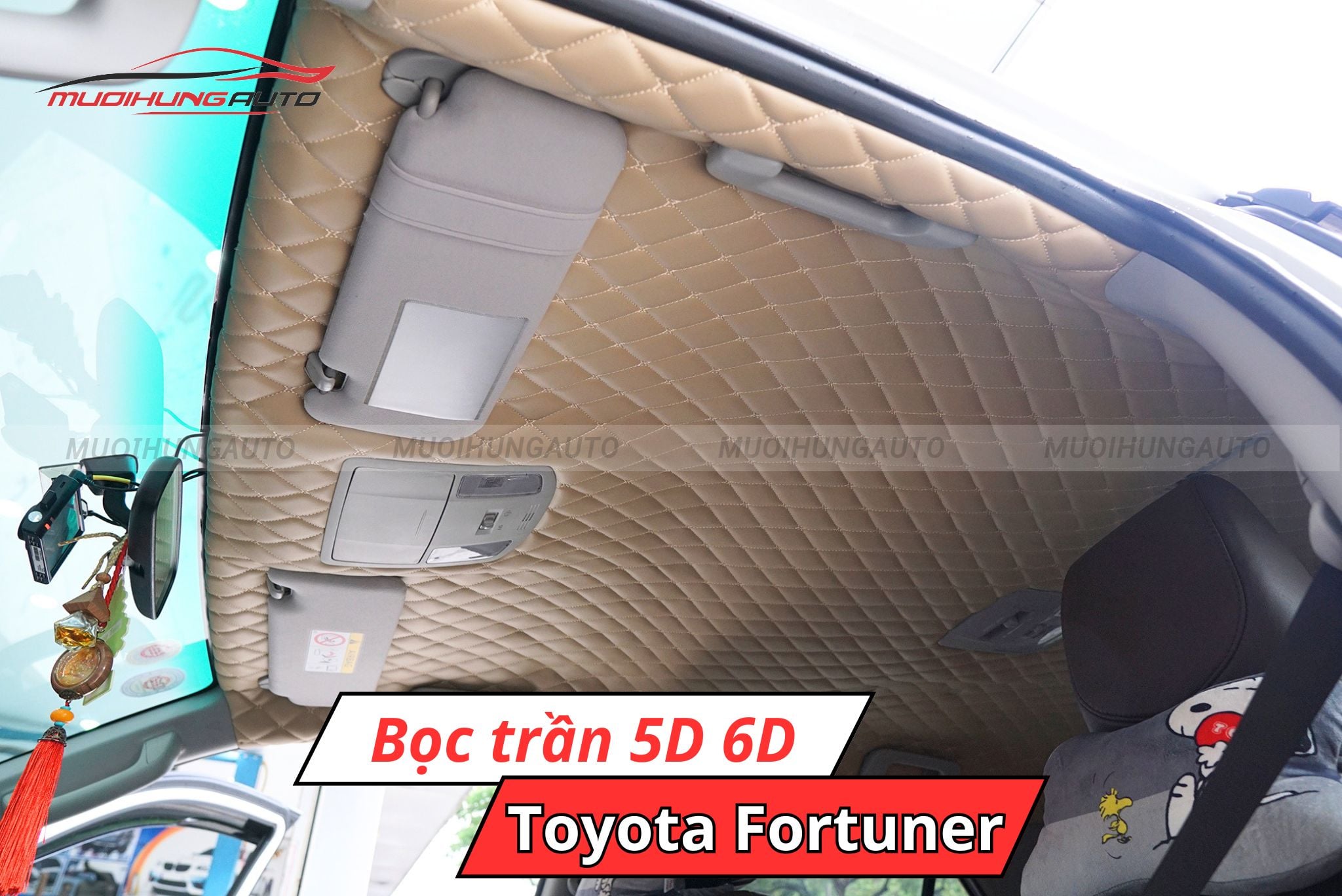 Bọc trần 5D 6D cho xe Toyota Fortuner