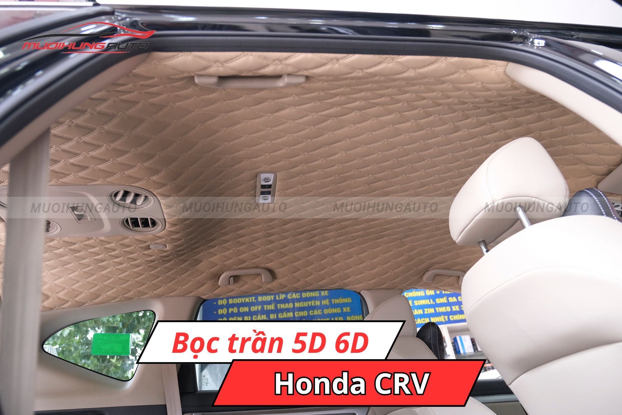 Bọc trần 5D 6D Honda CRV