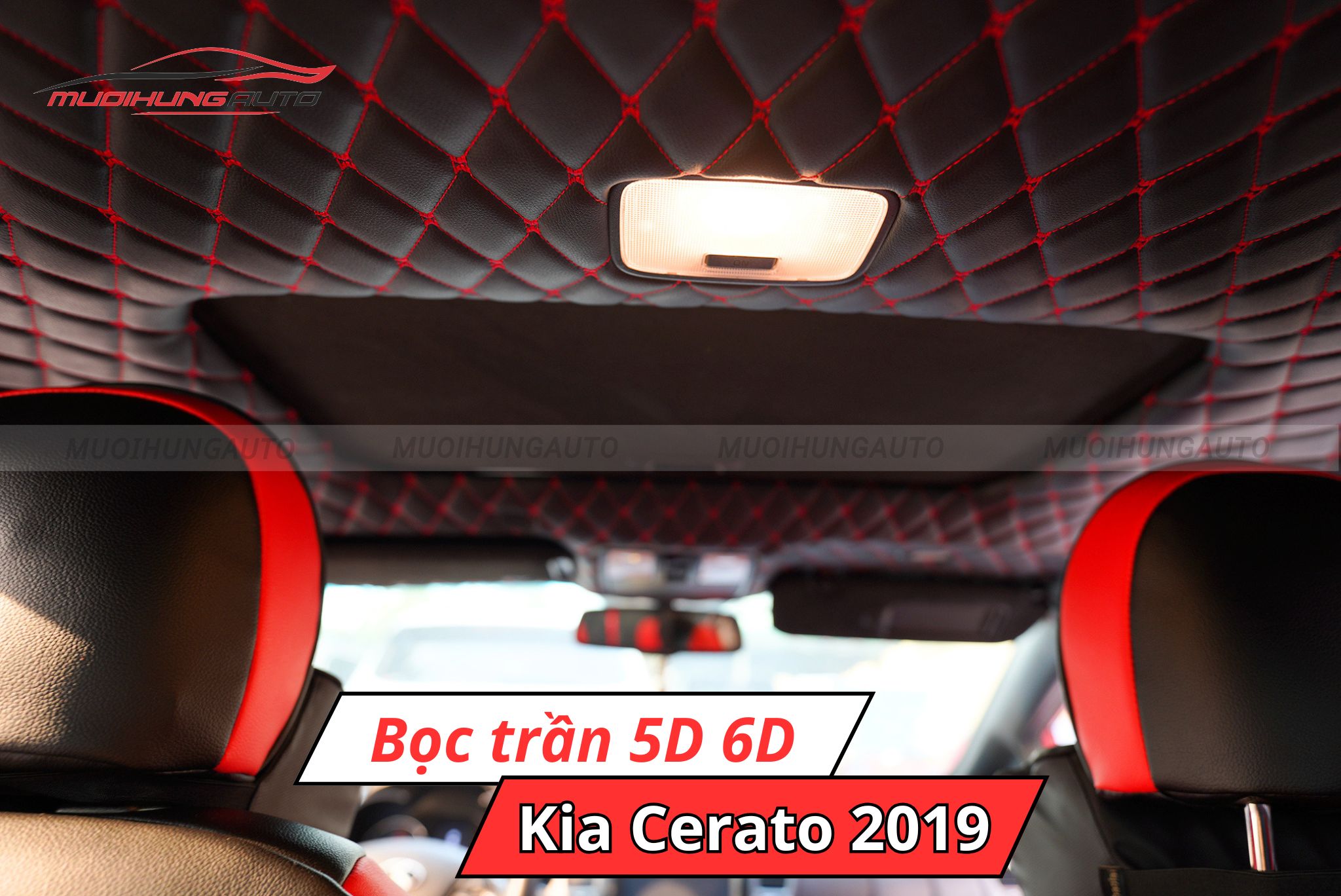 Bọc trần 5D 6D ô tô Kia Cerato 2019
