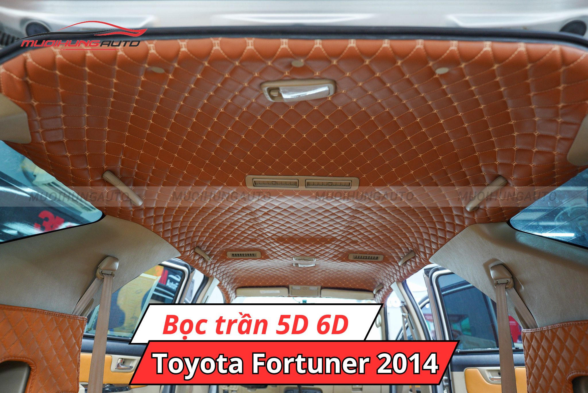 Bọc trần 5D 6D ô tô Toyota Fortuner 2014