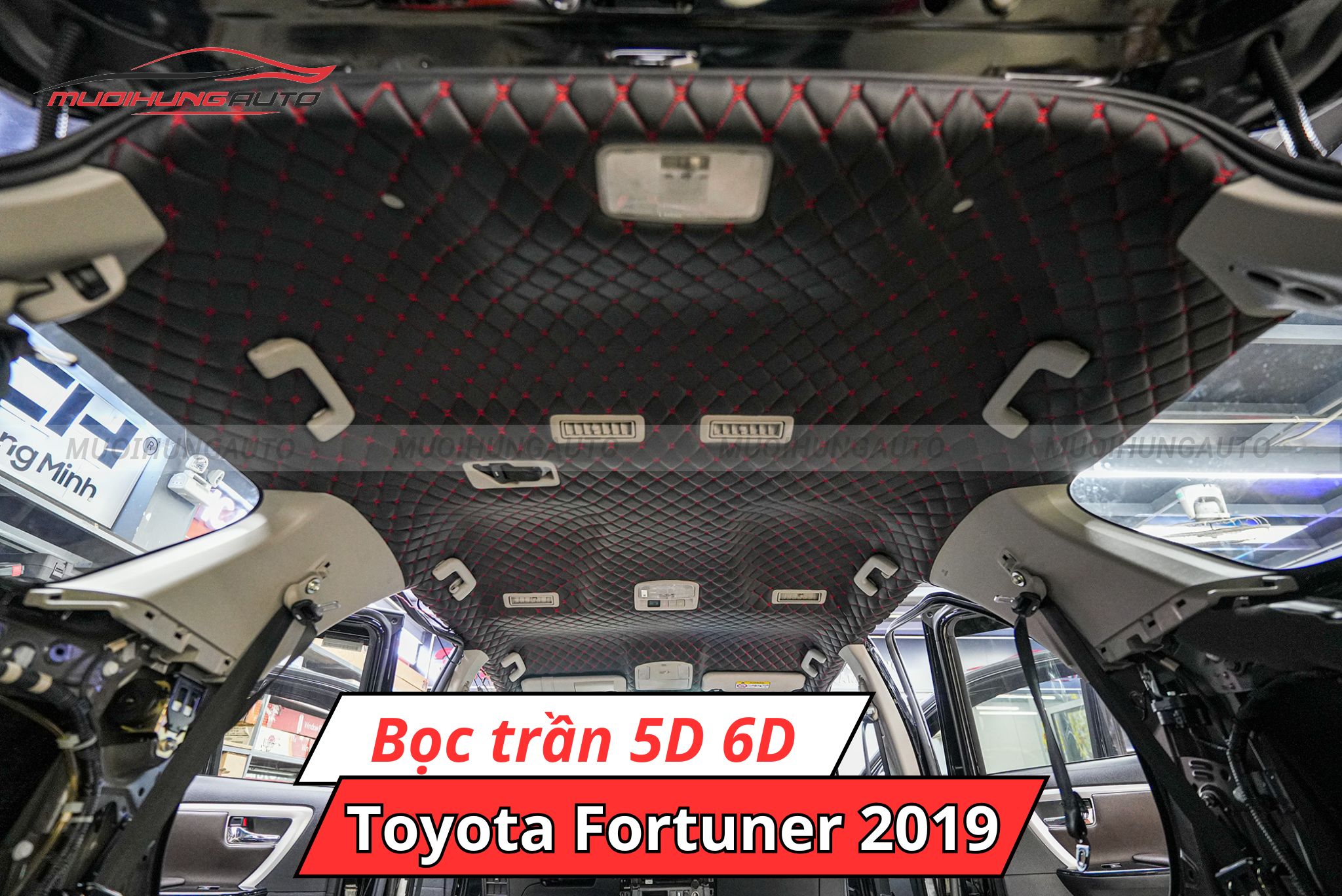 Bọc trần 5D 6D ô tô Toyota Fortuner 2019
