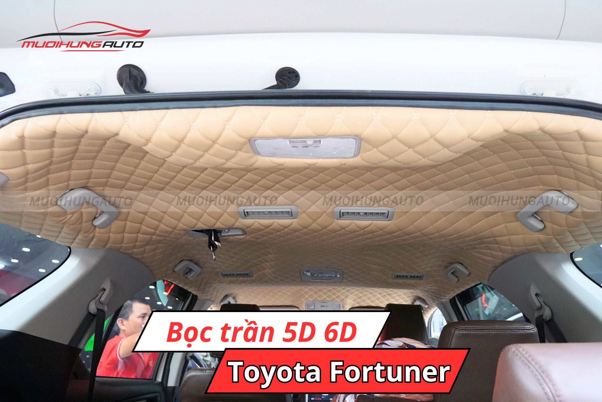 Bọc trần 5D 6D ô tô Toyota Fortuner