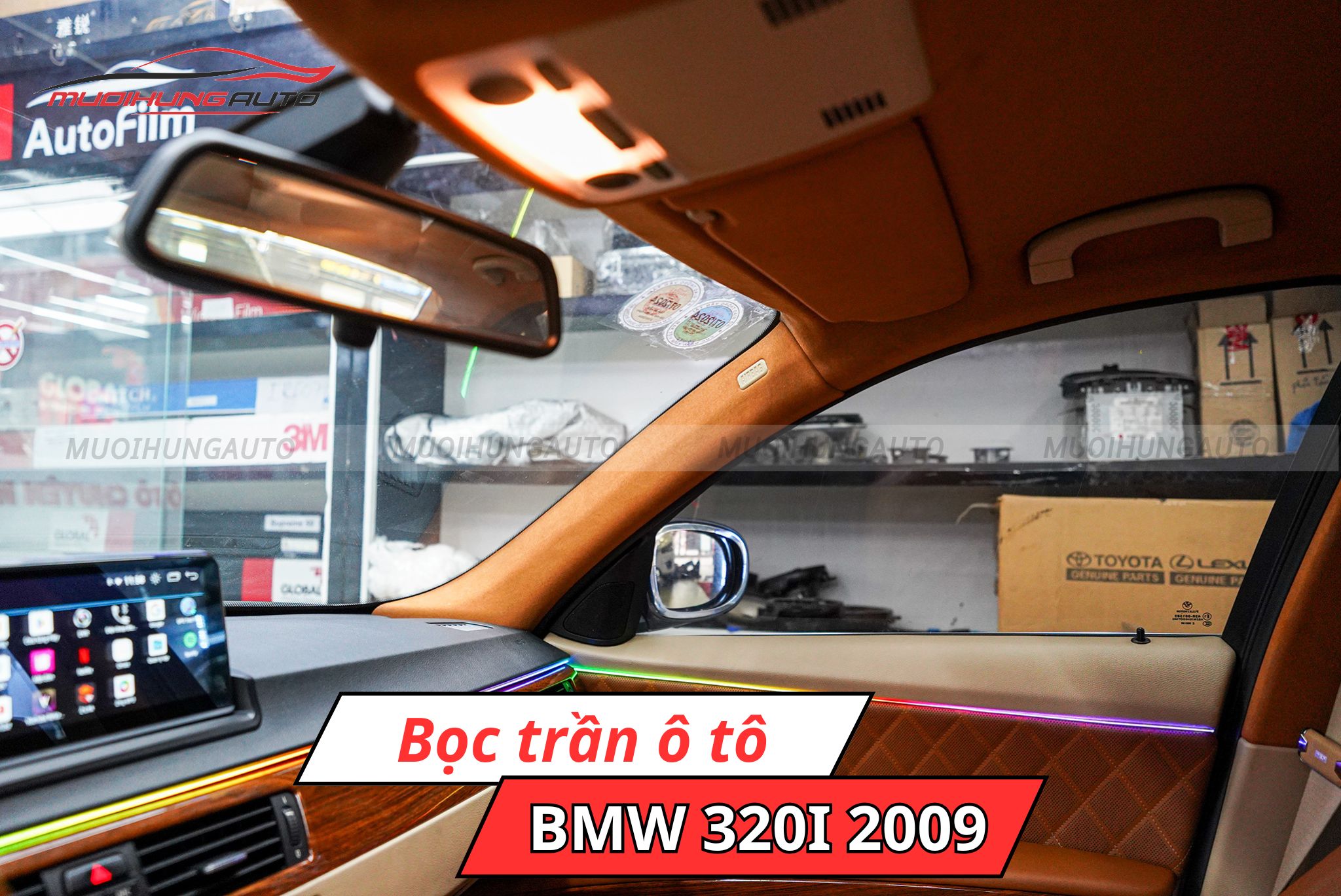 Bọc trần cho ô tô BMW 320i 2009
