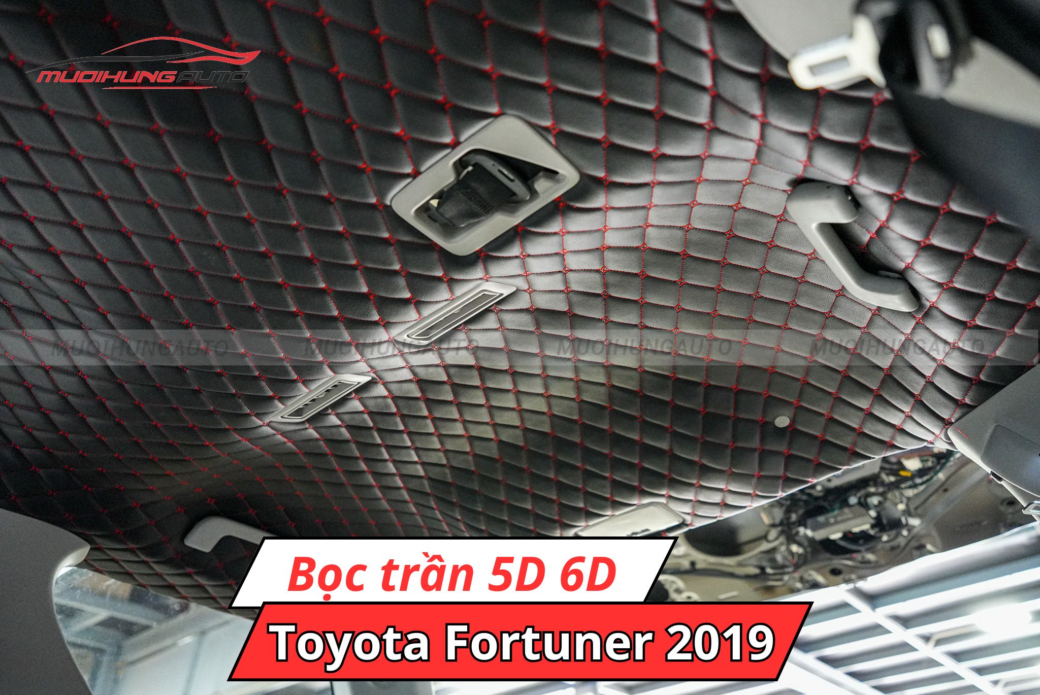 Bọc trần da 5D 6D Toyota Fortuner 2019
