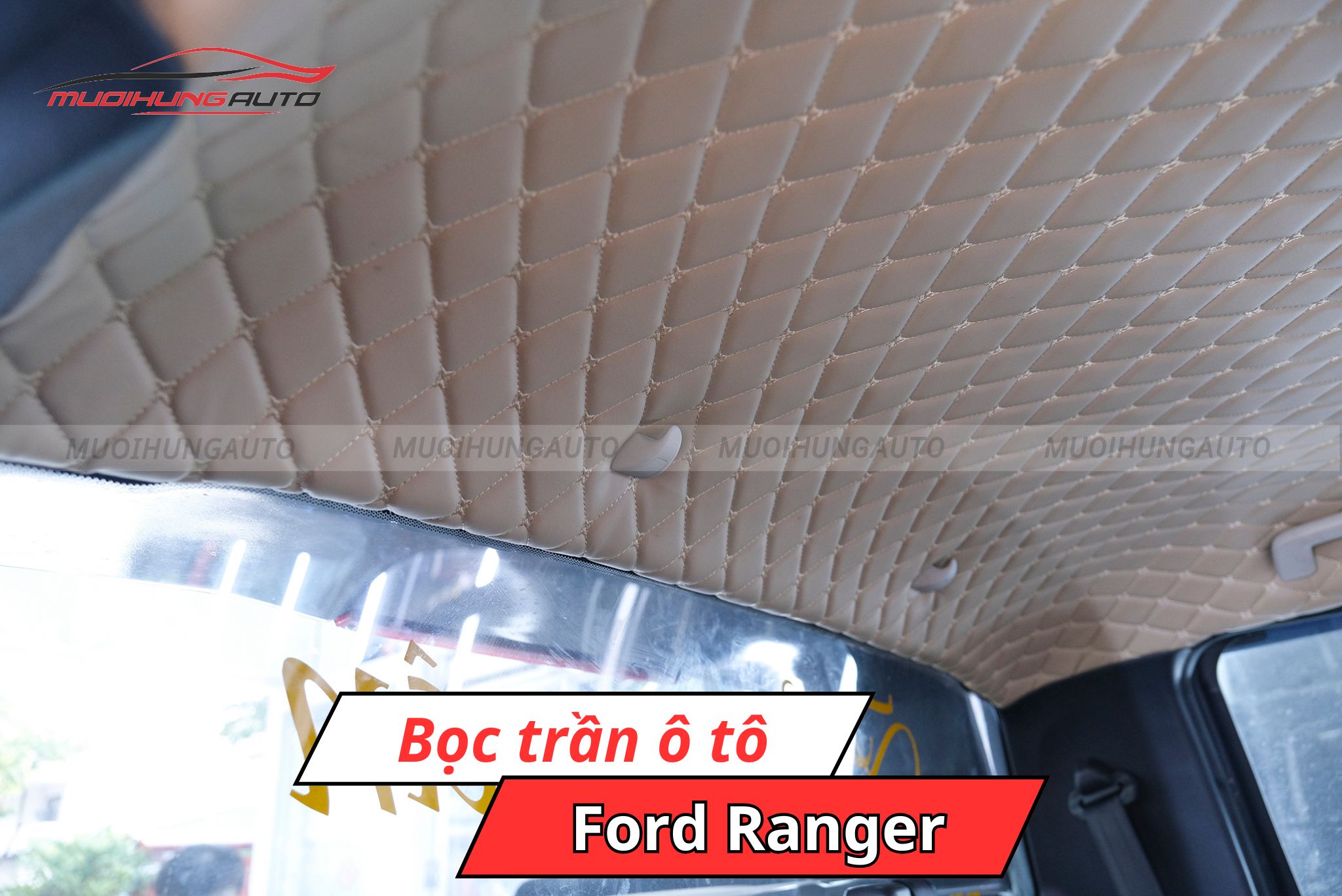 Bọc trần xe Ford Ranger