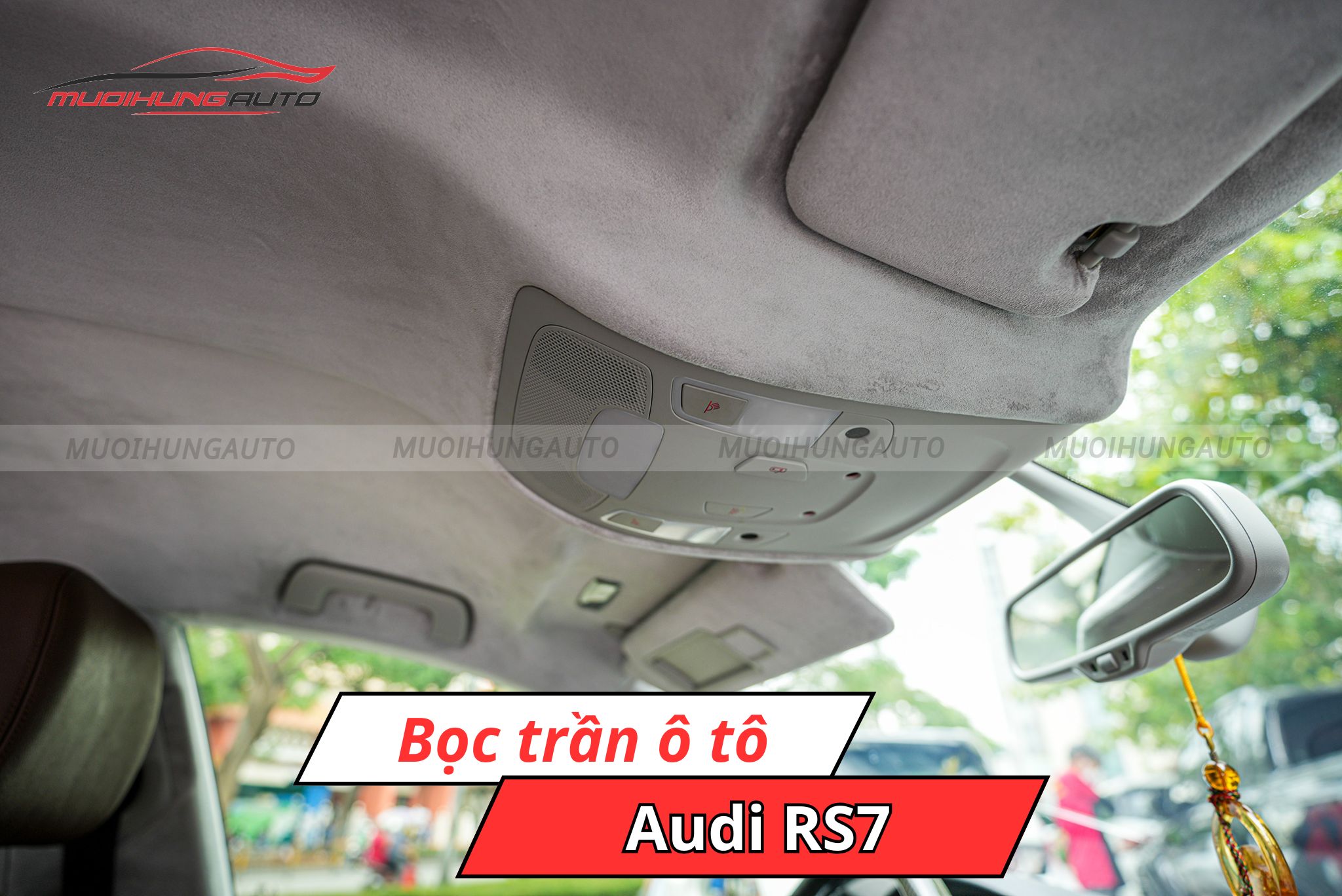 Bọc trần xe hơi Audi RS7