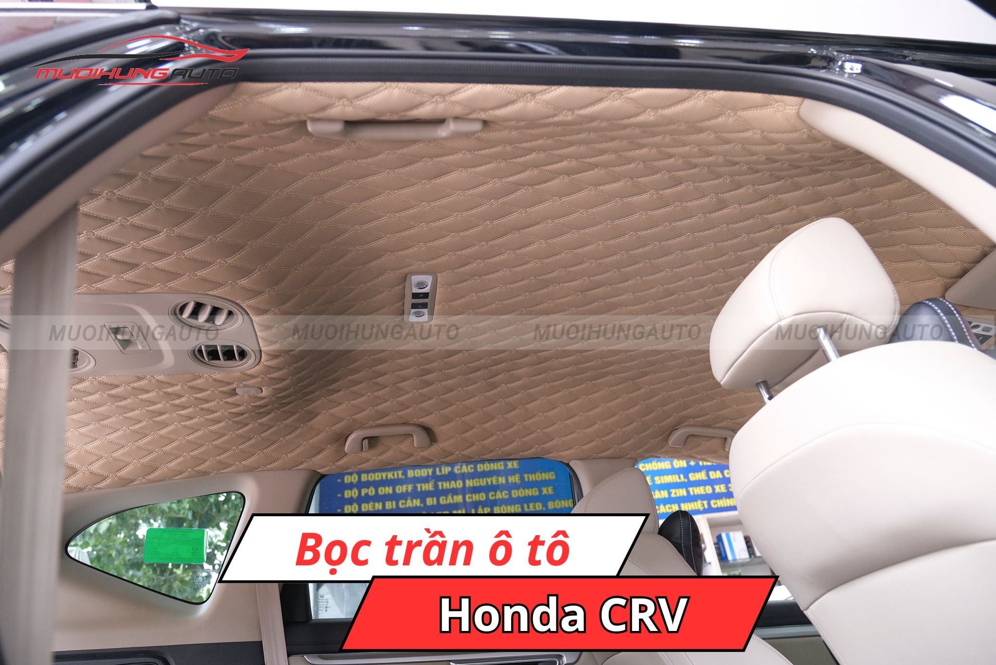 Bọc trần xe hơi Honda CRV