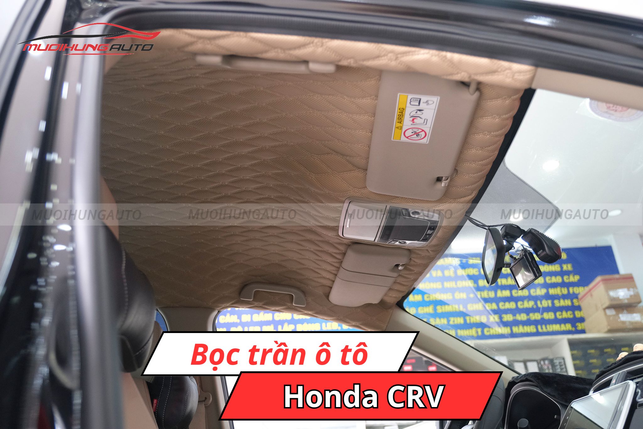 Bọc trần xe Honda CRV