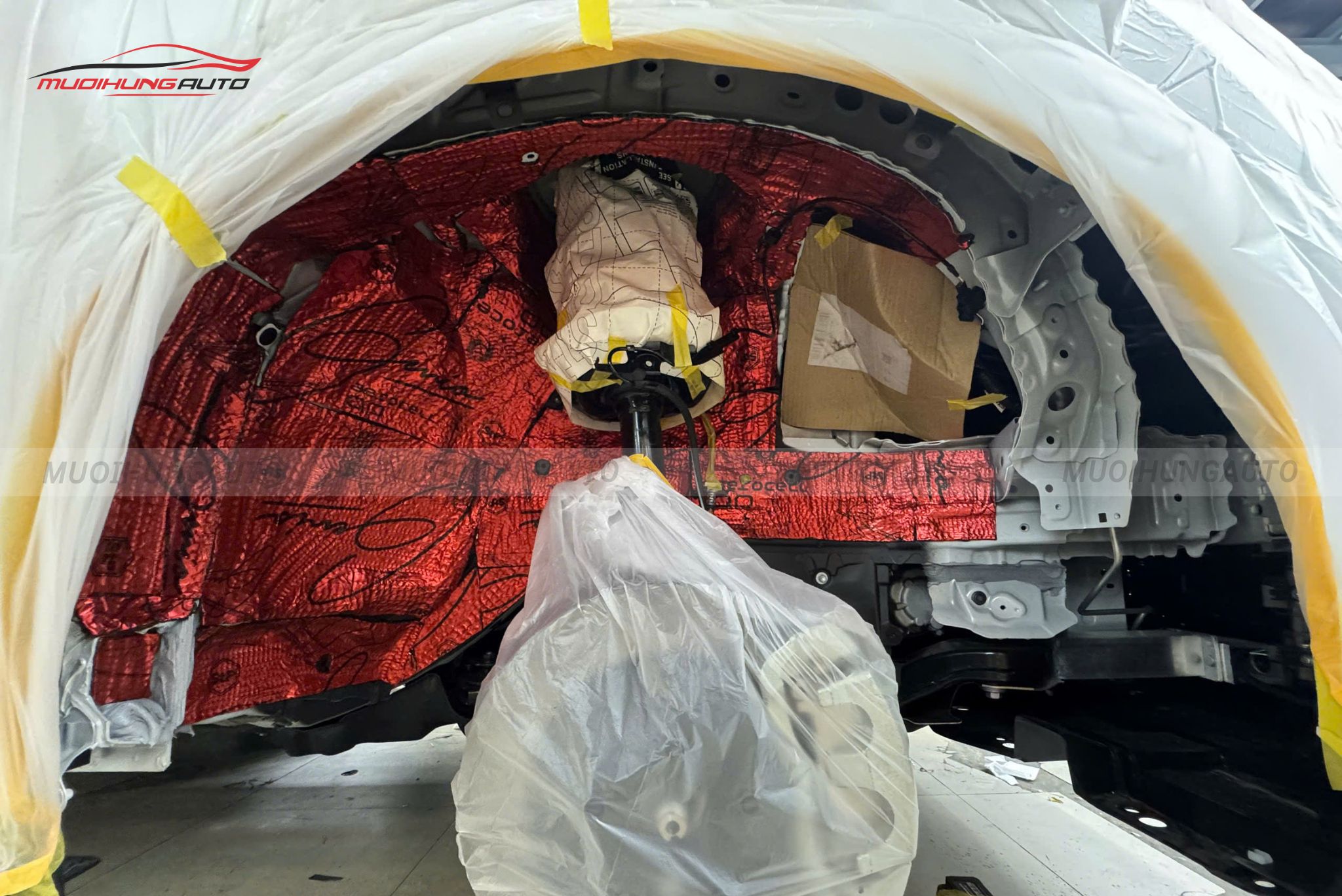 Cách âm hốc bánh cho ô tô Lexus RX350 2026