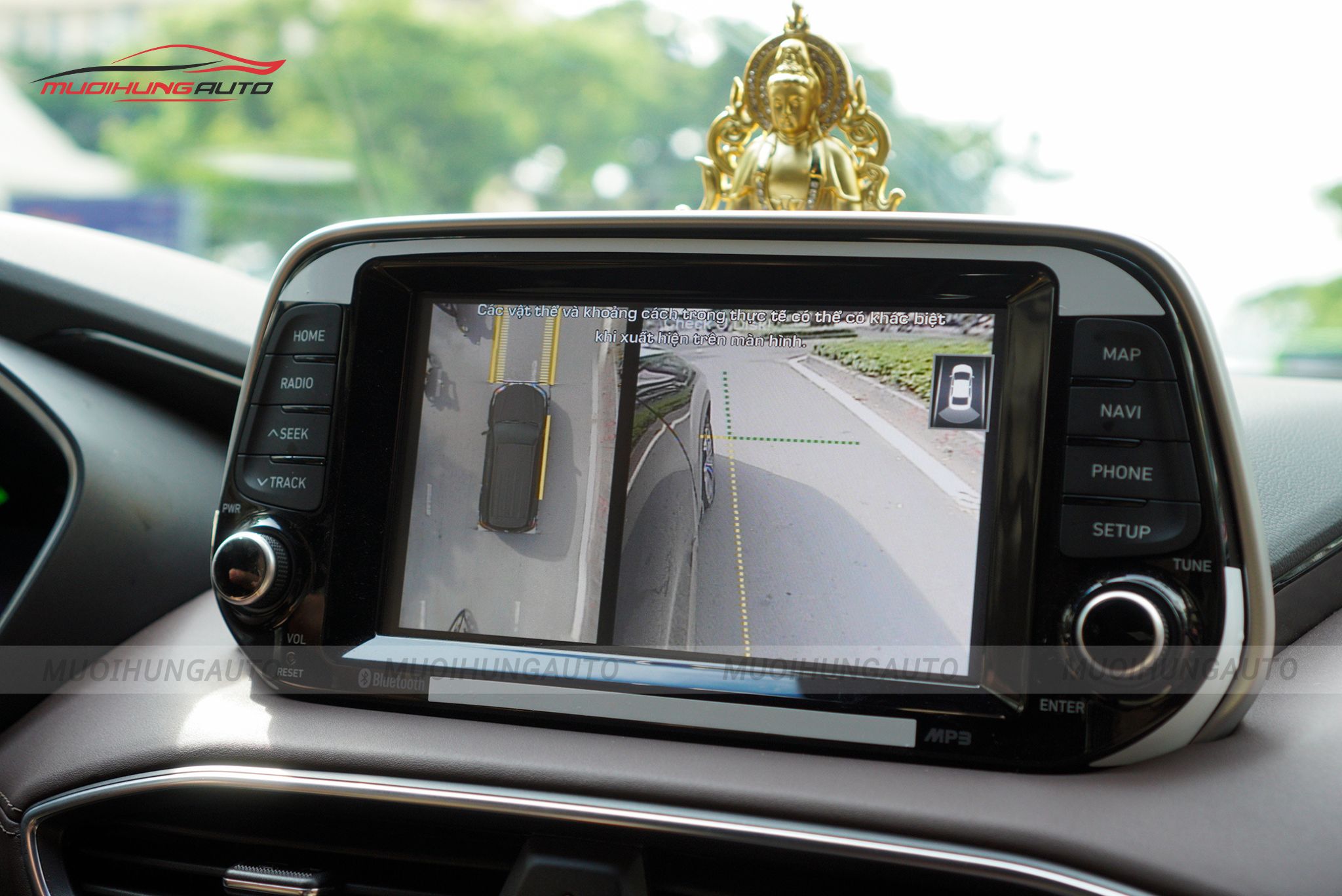 Camera 360 độ cho Hyundai Santafe 2019