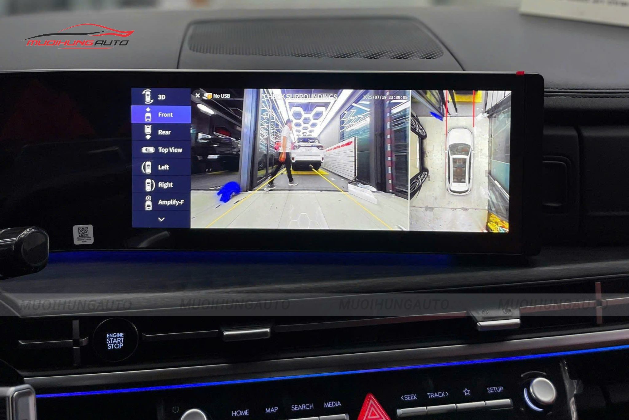 Camera 360 độ cho Hyundai Santafe 2024 - 2025