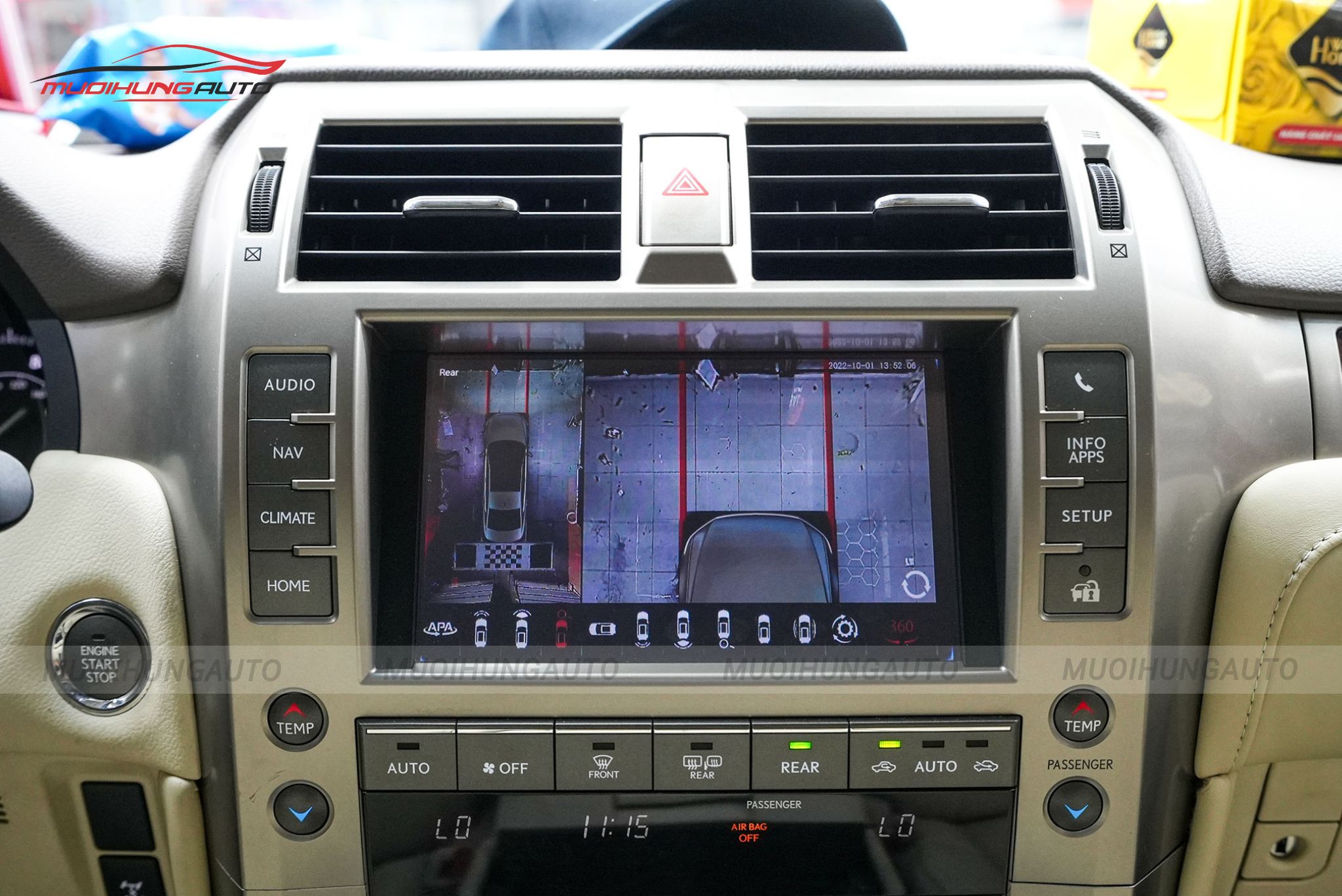 Camera 360 độ cho Lexus GX460 2014