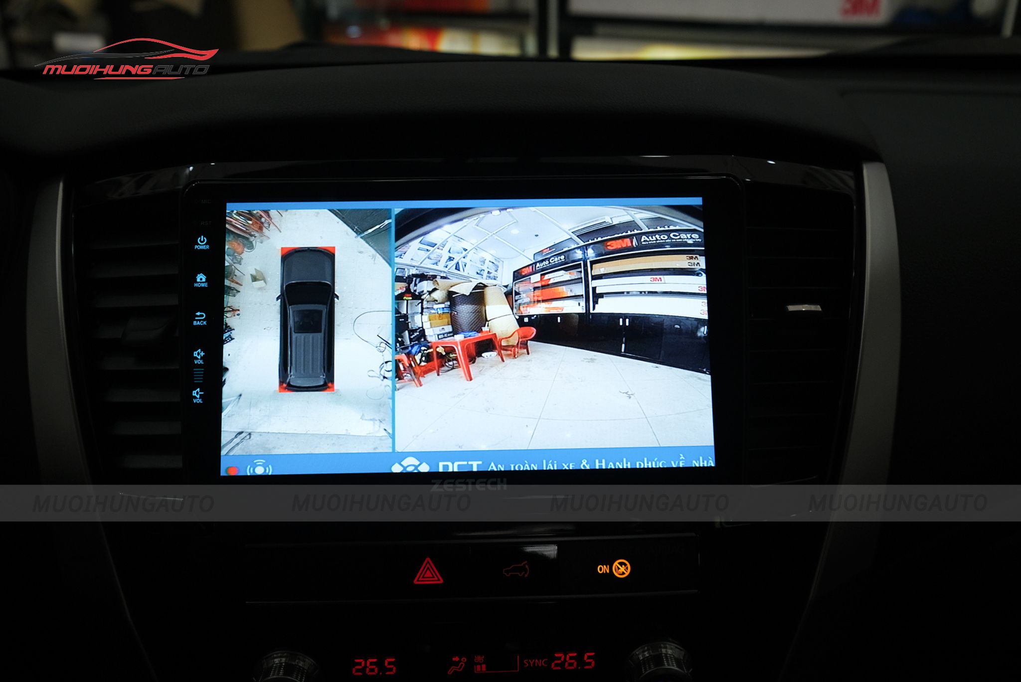 Camera 360 độ cho Mitsubishi Pajero Sport