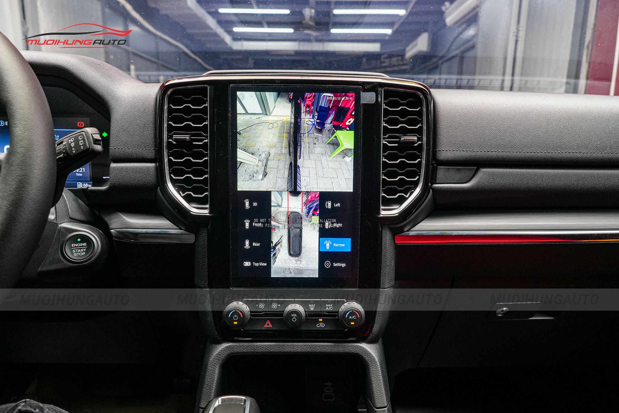 Camera 360 độ cho ô tô Ford Everest 2024